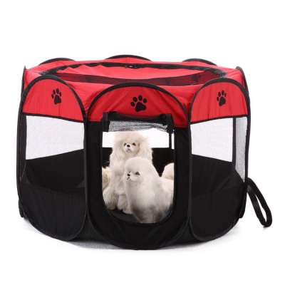 Soft indoor outdoor wholesale portable small foldable pet dog playpen house for dog pet